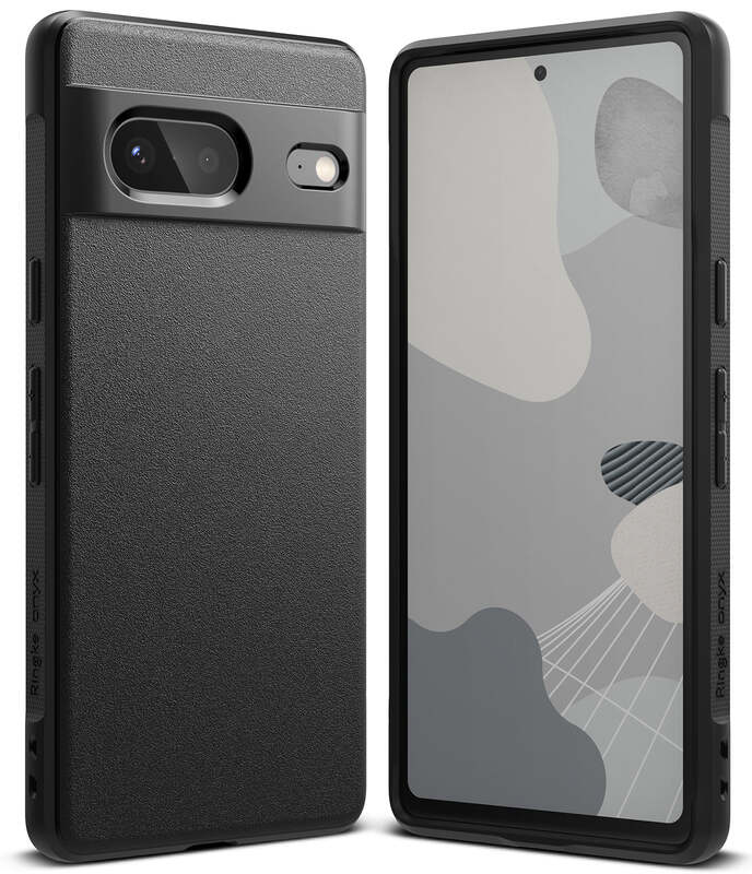 Ringke Onyx Compatible with Google Pixel 7 Case, Enhanced Grip Tough Flexible TPU Shockproof Rugged TPU Bumper Drop Protection Phone Cover for Pixel 7 (2022)   Black
